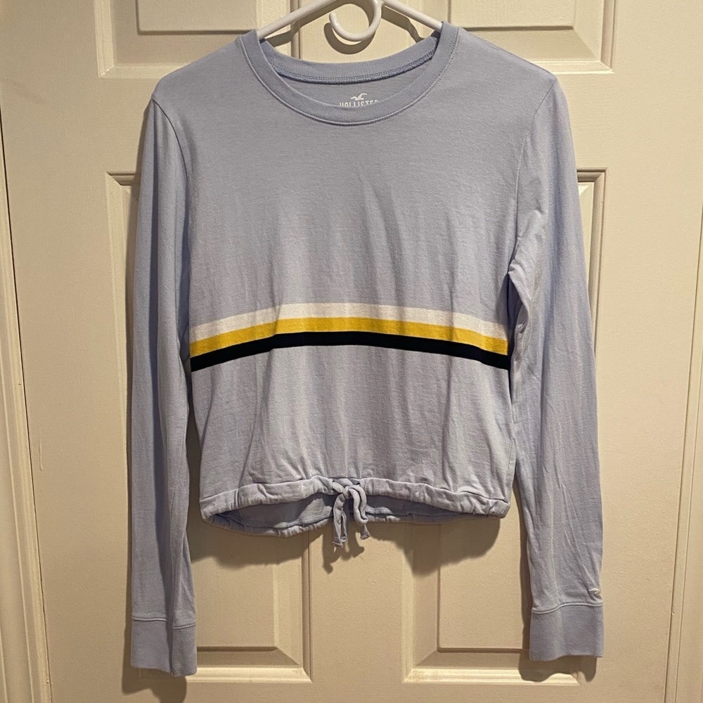 Blue Long Sleeve Hollister Shirt